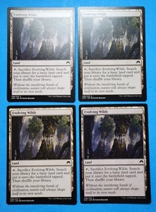 4x Evolving Wilds Magic Origins 2015 Mtg Magic Gathering Sacrifice Land Card 246 - Picture 1 of 4