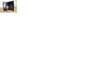 100 CUSTODIA SLIM TRIPLA DVD, NERA, con LOGO - PSD54 - Foto 1 di 1