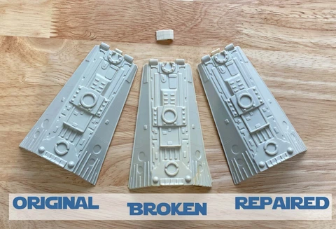Vintage Star Wars Millennium Falcon Parts: Ramp Broken Tab Repair Kit Cover