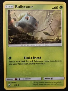 Bulbasaur 1/18 Detective Pikachu Holo Starter Pokémon Trading Card Game 2019 NM - Picture 1 of 2