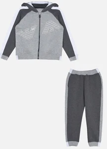 Armani Junior Boys Grey & White Cotton Tracksuit size6 Over $280 - Picture 1 of 11