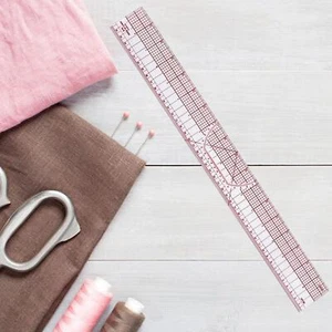 Grading Ruler Sewing Ruler Quilting Ruler 18 inch B95 Multifuctional Clear - Picture 1 of 7