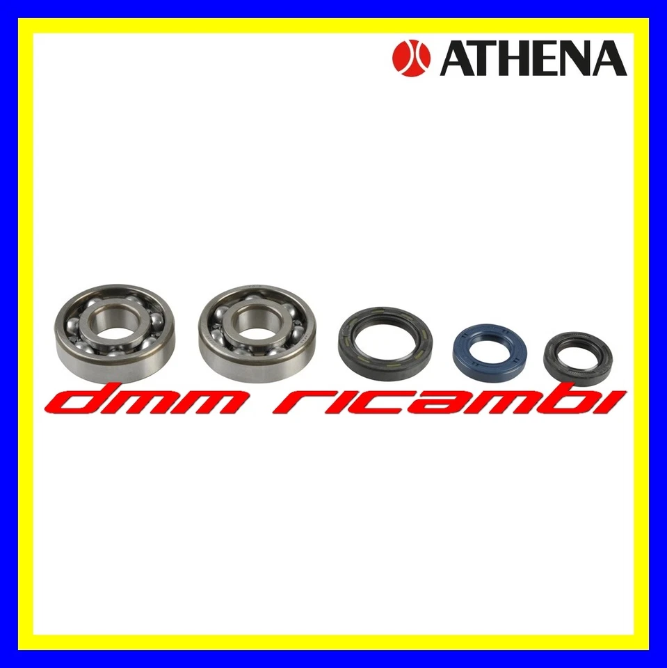 Kit 2 cuscinetti + 3 paraoli albero motore HONDA CR 125 90>91 CR125 1990 1991 - Immagine 1 di 1