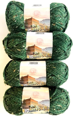 Hilo de ciudad natal marca Lion 4 piezas Riverdale tweed - 5 oz / 81 yardas / #6 súper voluminoso Foto 1 de 4