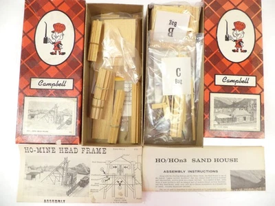 Campbell HO Mine Head + Sandhouse Building kits,, (lot sb) - Image 1 of 3