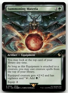 Summoning Materia (Extended Art) #124 (NM) Final Fantasy FIC Magic MTG - Picture 1 of 2