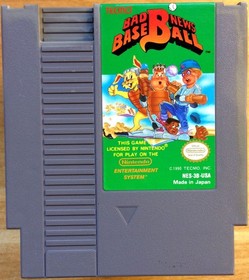 BAD NEWS BASEBALL - CARTOUCHE SEULE 100% ORIGINALE NINTENDO NES NTSC USA - jeu