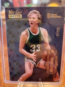 Larry Bird Numbered 87/125 Wild Card Matte 2022 Celtics Basketball NBA 92 Dream - Bild 1 von 2