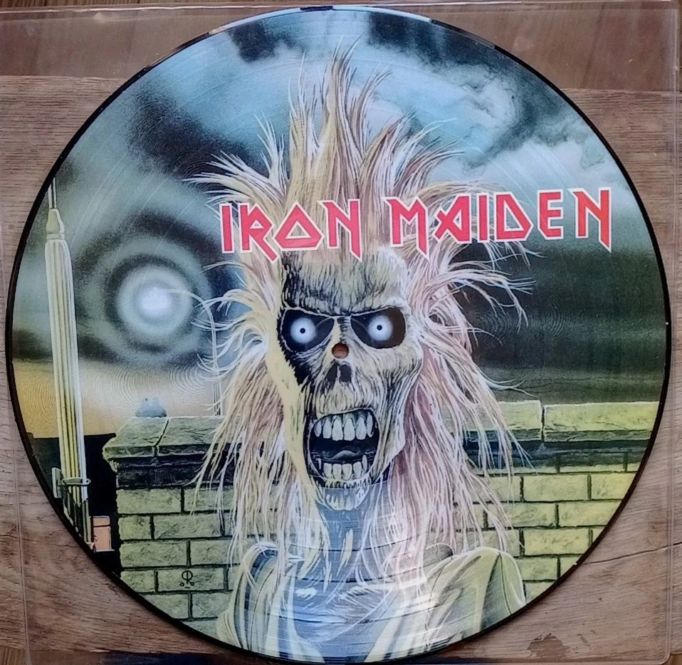IRON MAIDEN PICTURE DISC VINYL LP EMI Originale - Immagine 1 di 2