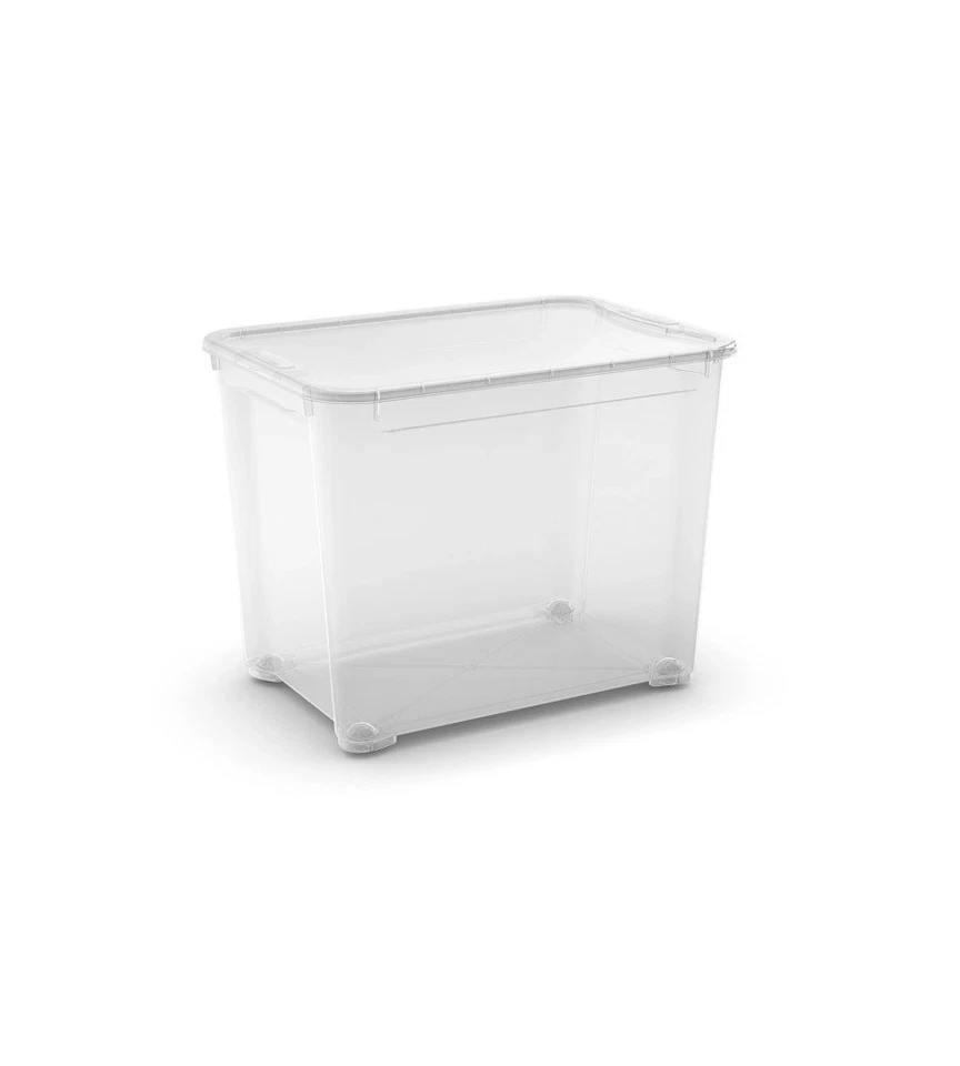 CONTENITORE CON COPERCHIO TRASPARENTE KETER "TBOX XL" IN PLASTICA 70,2 LITRI ... - Immagine 1 di 1