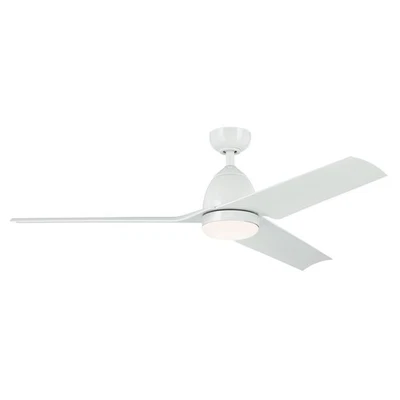 White 54"Ceiling Fan from the Fit Collection - Image 1 of 4