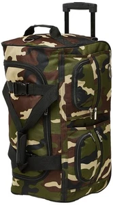 Rockland Rolling Duffel Bag, CAMO, 40" - Picture 1 of 8