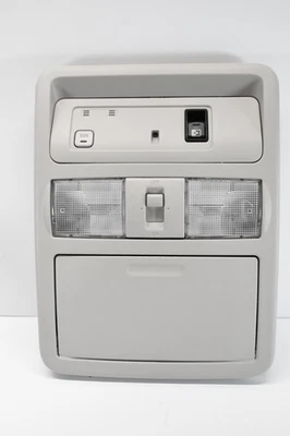 18-23 Titan XD Gray Front Overhead Console w/ Sliding Rear Glass Bluetooth  E318 - Image 1 of 4