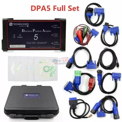 DPA5 heavy Truck Diagnostic Tool For Dearborn Protocol Adapter 5 Cummins VOLVO Foto 1 de 4
