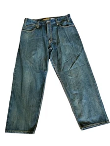 Levi's SilverTab Baggy Jeans 36x30 Blue Made In Hong Kong - Picture 1 of 5