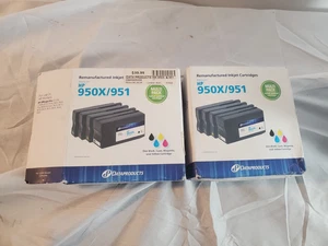 2x DataProducts Ink Cartridges for hp 950X + 951 Color (B/C/M/Y) XL New - Picture 1 of 1