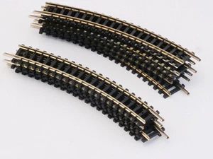 Minitrix 4912 10x Curved Track R1 194,6mm N Gauge Vgl 14912 1704-28-53 - Picture 1 of 3