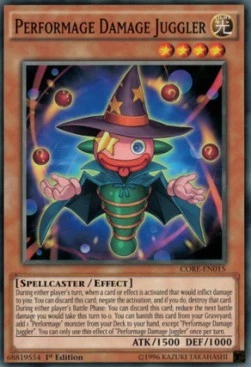 YuGiOh Performage Damage Juggler CORE-EN015 Common Englisch Neu 1st - Bild 1 von 2
