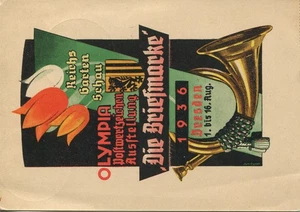 Deutsches Propaganda Deutsches Reich Olympia Die Briefmarke - Bild 1 von 2