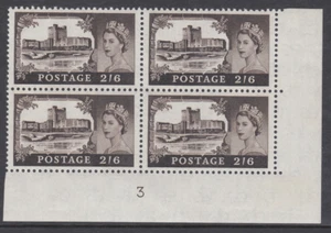 2/6 Bradbury/Wilkinson Castles - Cylinder 3 UNMOUNTED MINT/MNH - Picture 1 of 2