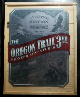 The Oregon Trail 3rd Edition PC Game - Limited Edition Wood Box Set NEW - Image 1 of 3