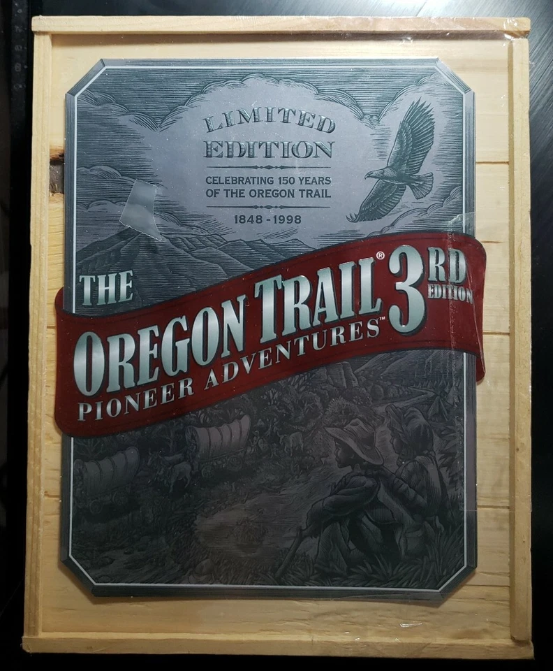 The Oregon Trail 3rd Edition PC Game - Limited Edition Wood Box Set NEW - Image 1 of 3