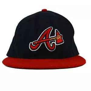 Cappello aderente New Era 59fifty Atlanta Braves 8 Cool Base Autentico Berretto On-Feild - Foto 1 di 7