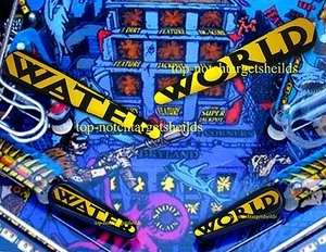 WATERWORLD Pinball Flipper Armour Mod 2 piece set - Picture 1 of 1