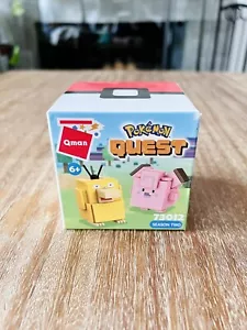 NEW Official Nintendo Pokemon Quest Building Block Toy Figure 1x Blind Box Qman - Picture 1 of 8