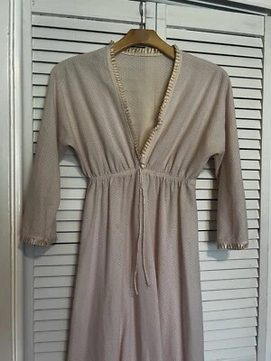 MISS ELAINE Mujer Talla Grande L Bata Casa Vestido DE COLECCIÓN Camisón Pijama para Dormir Foto 1 de 4