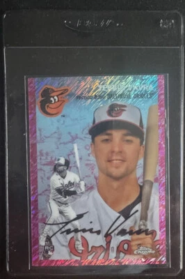 2023 Topps Chrome Platinum Anniversary Terrin Vavra fuschia - Image 1 of 2