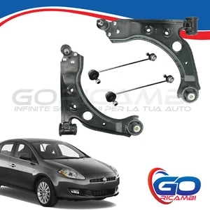 KIT 2 BRACCI BRACCETTI + BIELLETTE TIRANTI BARRA ANTERIORI FIAT BRAVO II 198 - Foto 1 di 4