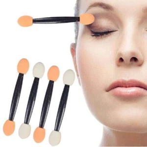 20 Pack Dual-Sided Eyeshadow Applicator Brushes - Sponge Tip Makeup Tools for Be - Picture 1 of 7
