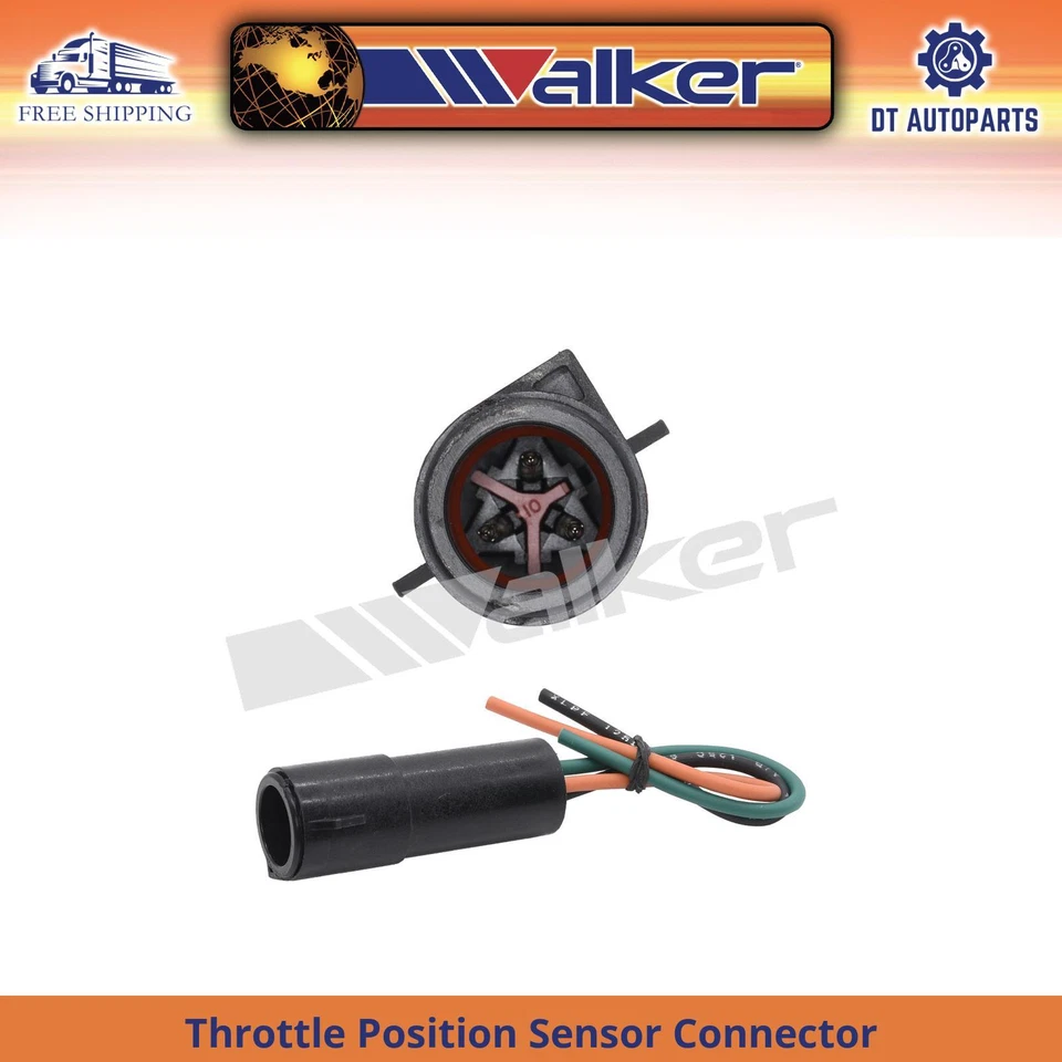 For 87-91 Ford E-250 Econoline Club Wagon Throttle Position Sensor Conn Walker  - Image 1 of 1
