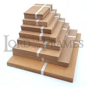 10 x 2mm HDF Picture Frame Backing Board Panels Framing Photo Craft Painting MDF - Picture 1 of 13