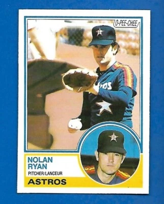 1983 OPC #360 NOLAN RYAN HOUSTON ASTROS 83 O PEE CHEE CARD - Image 1 of 2