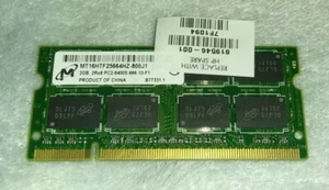 MT16HTF25664HZ-800J1 NEW MICRON 2GB DDR2-800 LAPTOP MEMORY FOR HP G72 - Picture 1 of 2