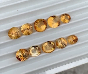 VVS 38,65 ct Set natürlicher Citrin Edelstein Laserschliff aus Madagaskar - Bild 1 von 2