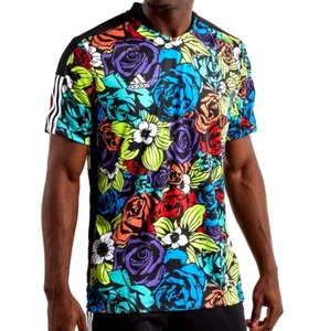 NEW MENS ADIDAS ORIGINALS TIRO FLORAL POLYESTER JERSEY SHIRT ~ MEDIUM ~ HC3929 - Picture 1 of 9