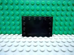 Lego 1 Negro 4x6 Placa Base con 12 Pernos en los Bordes NUEVO - Imagen 1 de 1