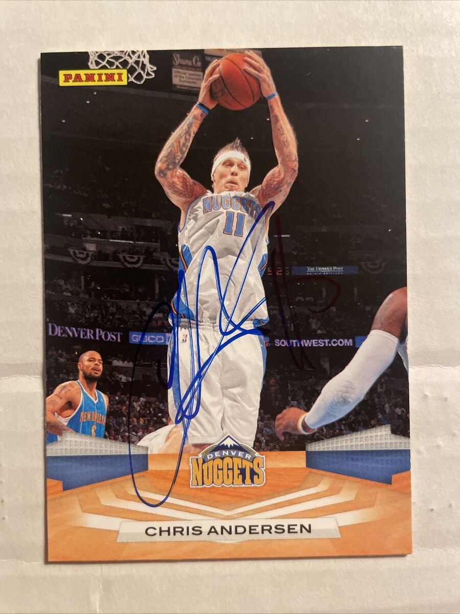 Chris Andersen Basketball Autographed Sports Trading Cards Chris Andersen Basketball Autographed Sports Trading Cards