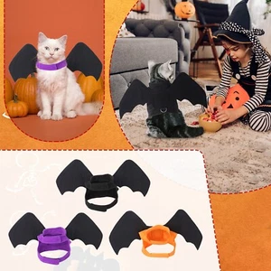 Bat Wing Halloween Pet Costume Cosplay Clothing for Cats and Dogs Adjustable - Picture 1 of 26