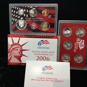 2006-S SILVER 10 Coin Proof Set ORIGINAL 1.32 oz Silver - Picture 1 of 1