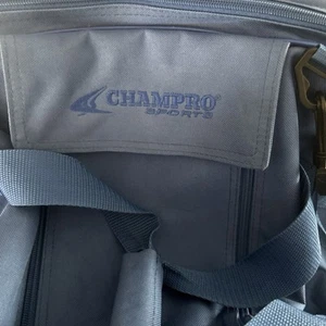 Champro Sports Bag Blue Used All Zips Work No Holes Or Tears - Picture 1 of 8