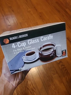 NUEVO Black & Decker Café 4 Tazas Jarra Vidrio Olla Repuesto Modelo 3354 Foto 1 de 3