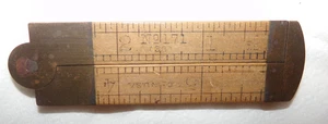 Vintage LUFKIN Folding Boxwood and Brass Folding Ruler No 171 - Picture 1 of 9