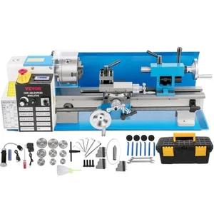 7"X14" Mini Precision Wood Lathe 550W Metal Bench Lathe Turning Machine - Picture 1 of 12