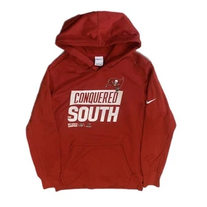 Used Nike Tampa Bay Buccaneers Conquered The South Size Small Red Sweatshirt - Picture 1 of 3