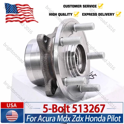 AWD Front Wheel Hub Bearing & Hub Assembly For 2010 - 2015 Honda Pilot Acura MDX Foto 1 de 4