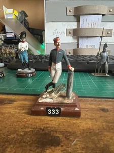 54mm metal - Victorian cavalry sergeant resting (painted) - Picture 1 of 1